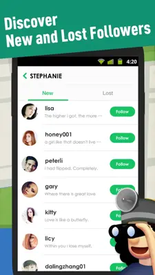 Followers android App screenshot 3